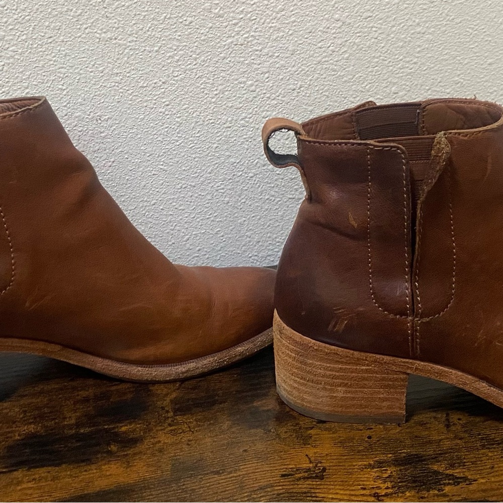 Kork-Ease Brown Ankle Boots - Picture 9 of 12